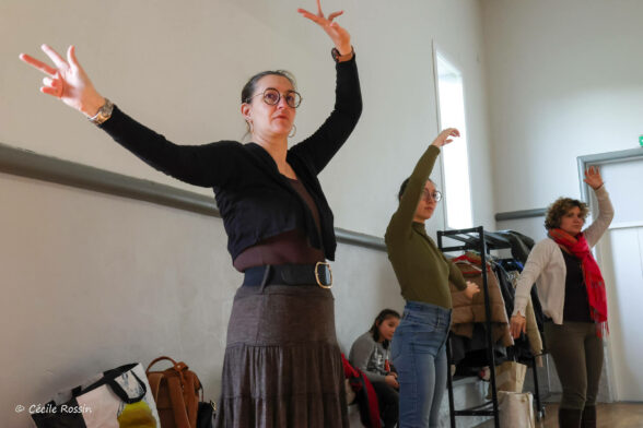 apprentissage danse flamenco pour la Nocturne médiévale de Grand-Fougeray