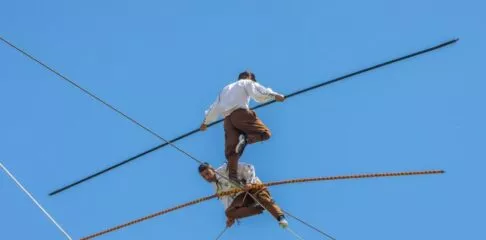 Duo funambules Rolimax et Wilson Stey