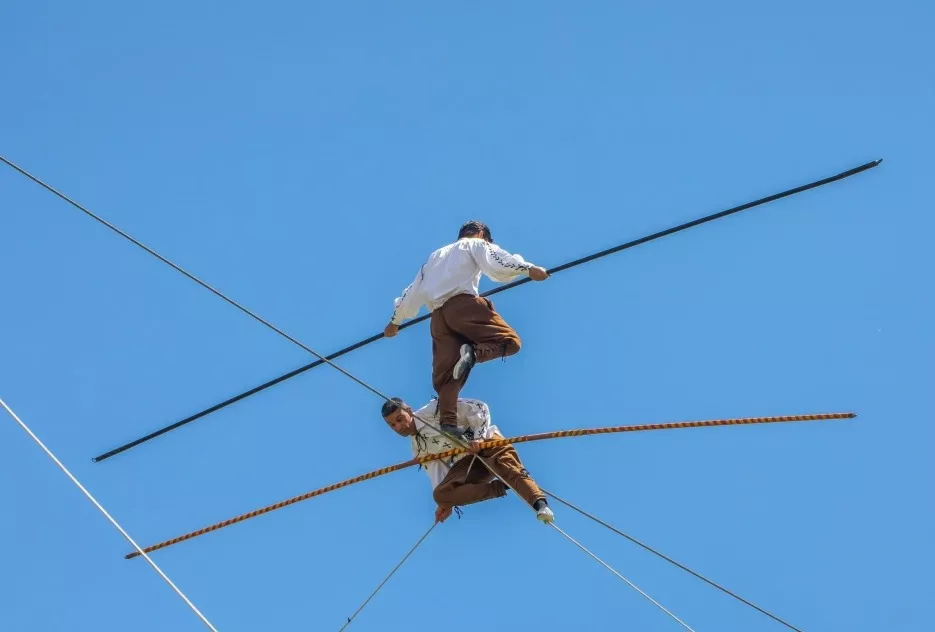 Duo funambules Rolimax et Wilson Stey