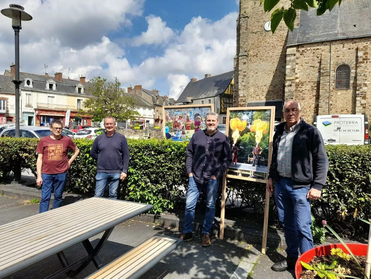 Exposition photos David Leforestier à Grand-Fougeray, exposition de plein air
