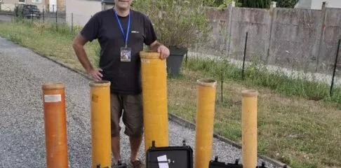 Gaël Mineau, pyrotechnicien préfectoral, artificier, mortiers de feu d'artifice de la Médiévale de Grand-Fougeray